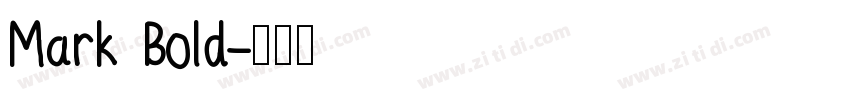 Mark Bold字体转换